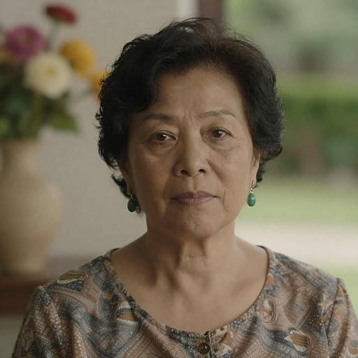 Portrait of an Older Woman in Nature