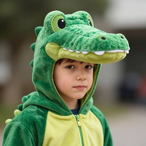 Realistic Plush Alligator Costume Hat