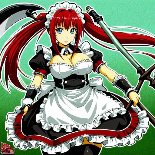 Illustration of Airi (queen's blade), queen's blade in the style of Shiba itsuki