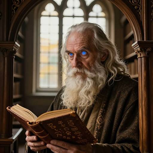 Portrait of a Wise Ancient Sage