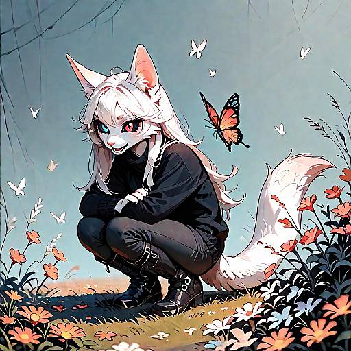 Furry Character Live in Pastel Colors