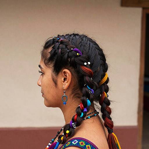 Bohemian Mexican Braided Crown Hairstyles