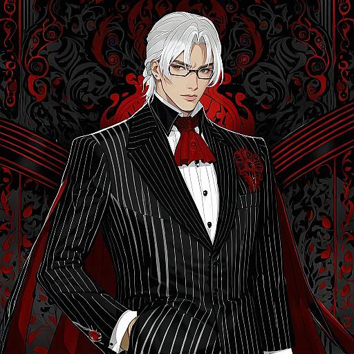Illustration of Antonio salieri (second ascension) (fate), fate/grand order in the style of Lloule
