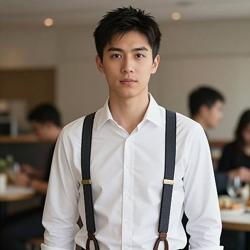 Realistic Male Birthday Party Portrait