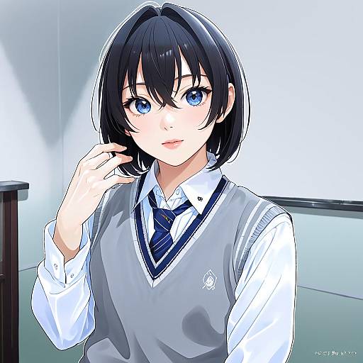 Illustration of Asanagi yori, sasayaku you ni koi wo utau in the style of Koyorin