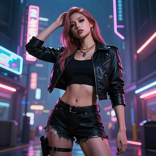 Futuristic Cyberpunk NSFW Scene