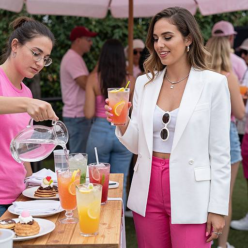 Vibrant Pink Polo Party Fundraiser