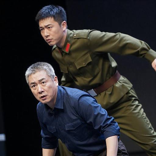 Dramatic Scene of Tension and Fear