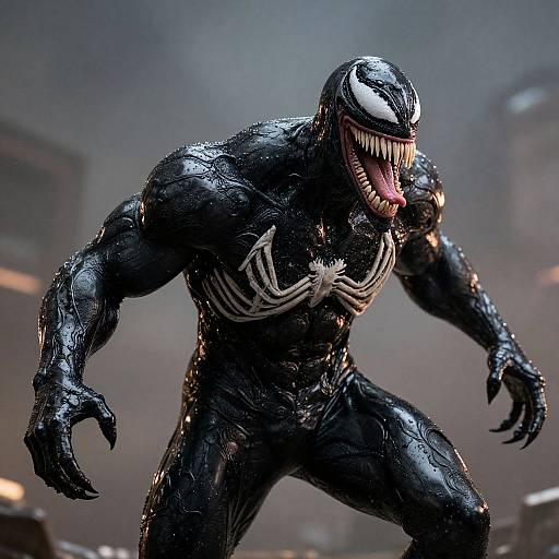 Hyper-Realistic Venom Full Body Art