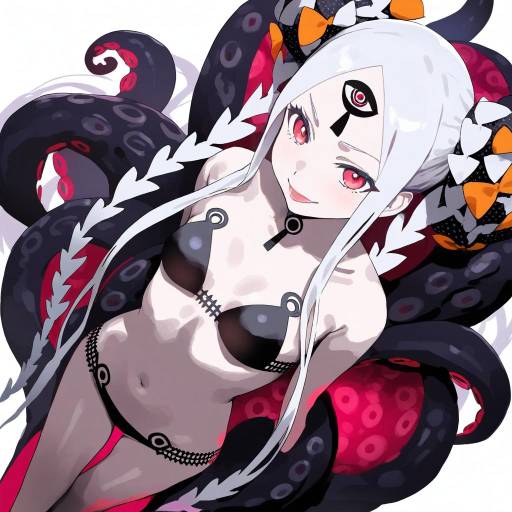 Illustration of Abigail williams (swimsuit foreigner) (first ascension) (fate), fate/grand order in the style of Nekoshoko