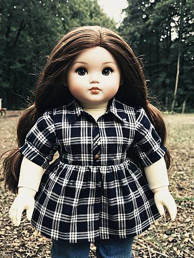 Realistic Plus Size Rag Doll Outdoors
