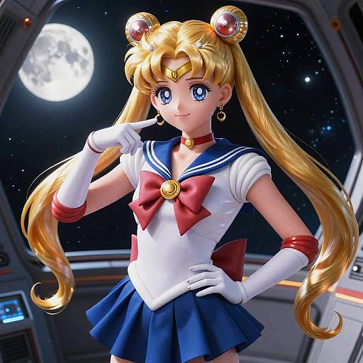 Photoreal Mecha Sailor Moon Elegance