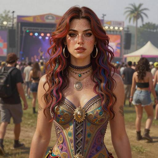 Stunning Festival Portrait in GTAV Style