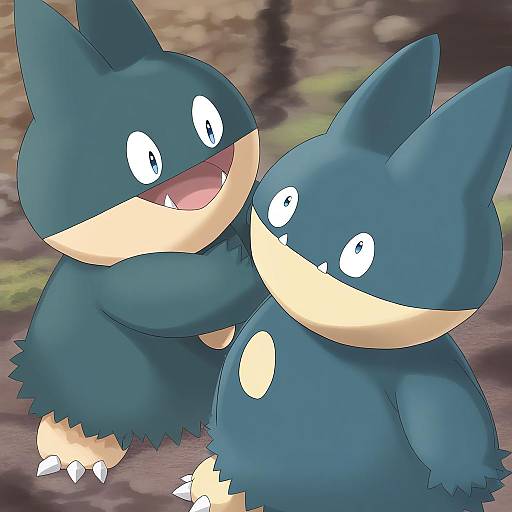 Illustration of Munchlax, pokemon in the style of Gachou