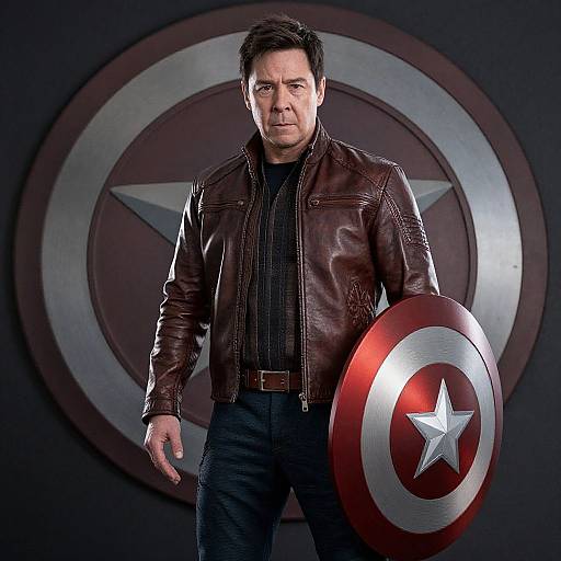 Shang Chi with Avengers Shield