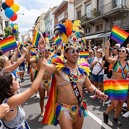 Vibrant Travestino Festive Parade