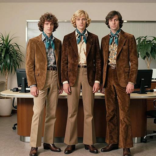 Retro 1970s Fashion for Men