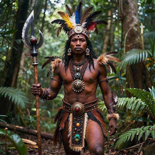 Daftari Warrior in Mystic Jungle