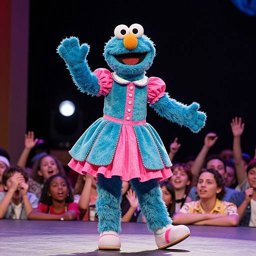 Rosita Puppet Performance on Stage