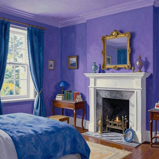 19th Century Mansion Island Bedroom