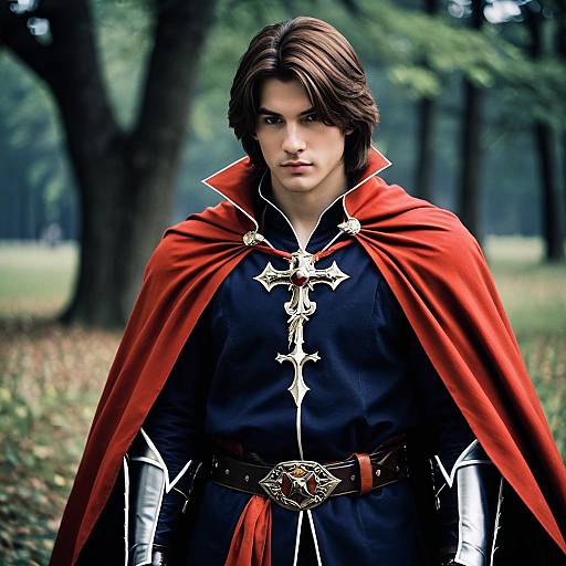 Realistic Castlevania Male Cosplay Portrait