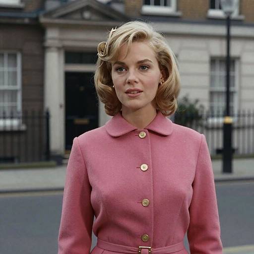 Young Diana Rigg in 1960s London