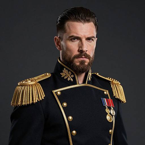 Military-Style Cosplay Portrait