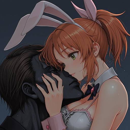 Illustration of Abe nana, idolmaster in the style of Kuronuko neero