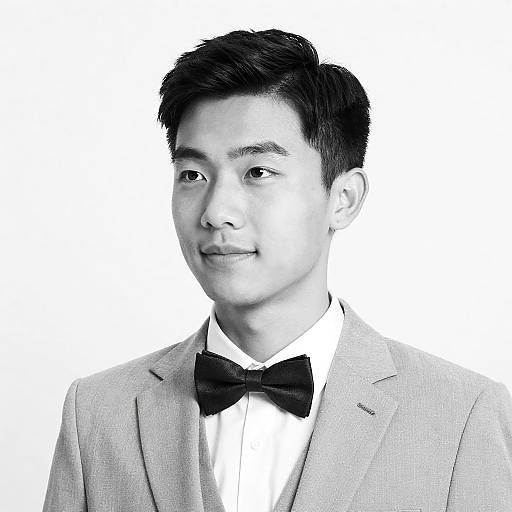 Classic Portrait in Black and White