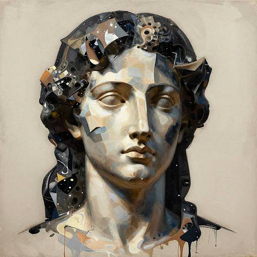 Abstract Female Silhouette Concept Art