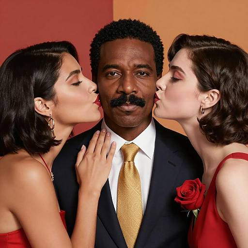 Elegant Trio in Vibrant Colors