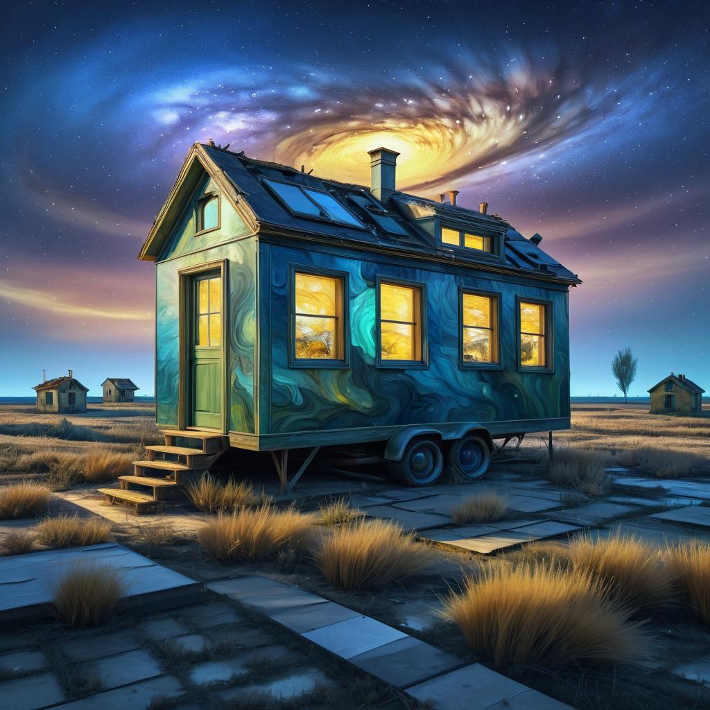 Surreal Abandoned Tiny Home by Van Gogh