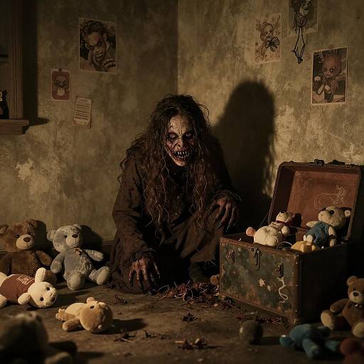 Horrifying Monster Lurking in Toyroom