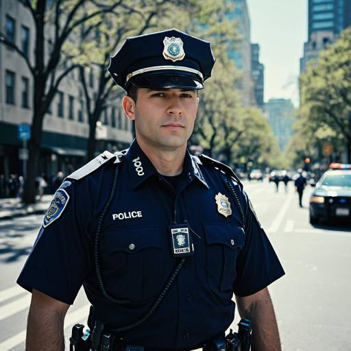 City Police Officer in Uniform