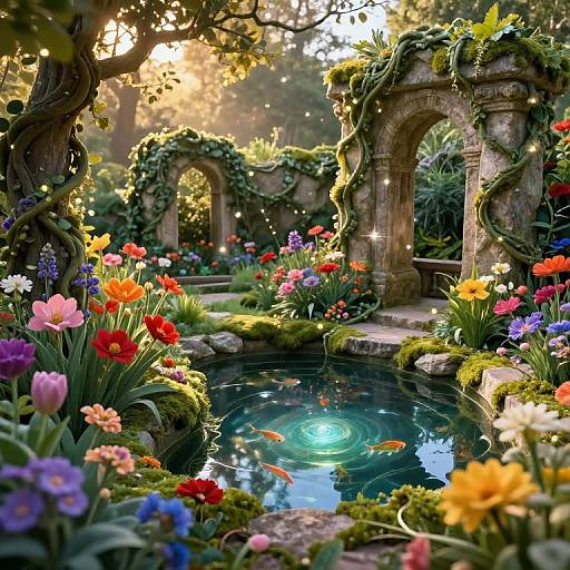 Palmino-Inspired Enchanted Fantasy Garden
