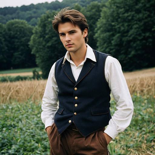 French National Costume for Men Outdoors