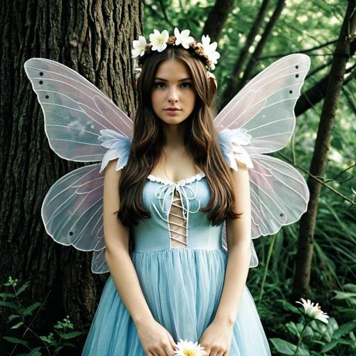Realistic Adult Fairy Costume with Wings