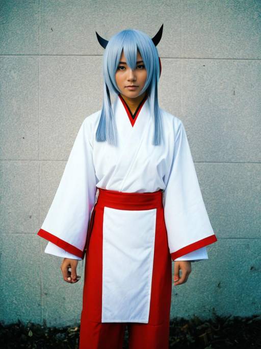 Cosplayer in Nagi Kengamine Costume