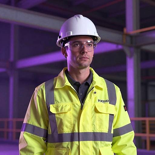 Photorealistic Construction Safety Officer Portrait