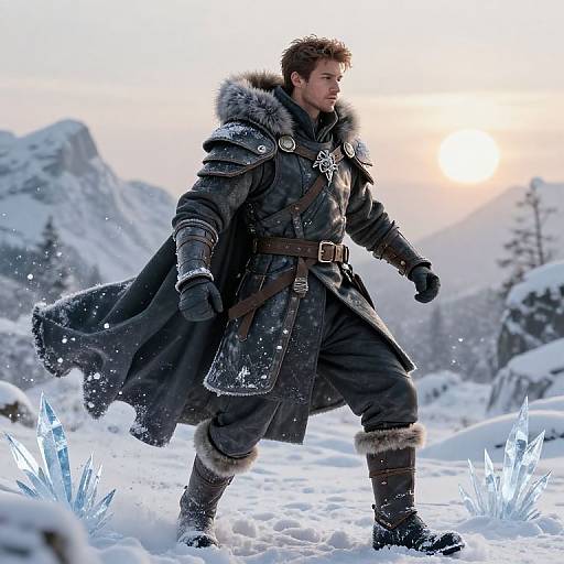 Armored Fantasy Winter Gear Male