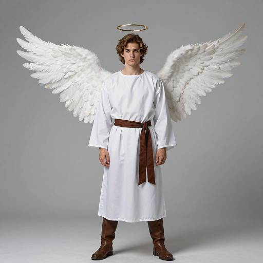 Photorealistic Male Angel Baddie Costume