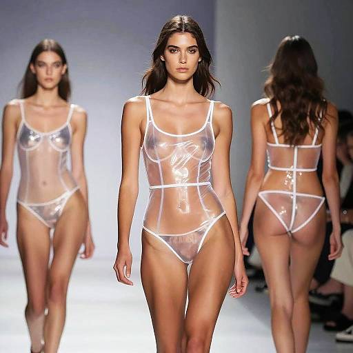 Transparent Swimsuits Runway Fashion Show