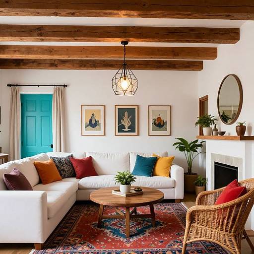 Cozy Rustic Living Room Interior