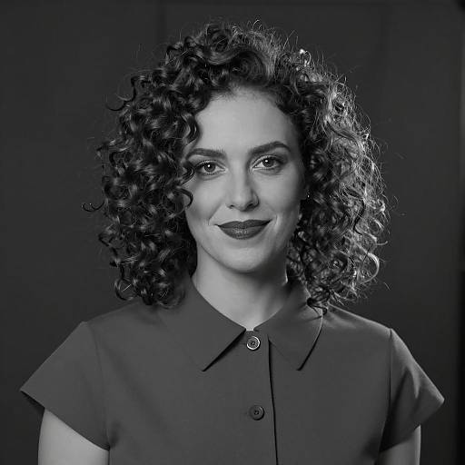 Elegant Woman in a Dark Portrait