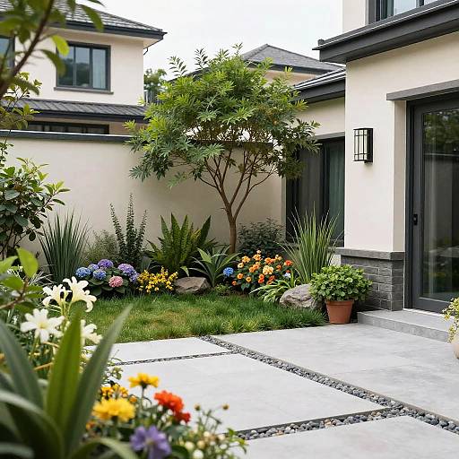 Luxurious Modern Villa Courtyard Design