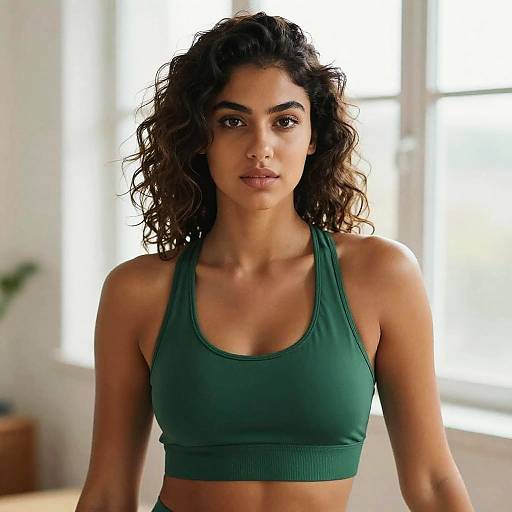 Young Woman by Bright Window