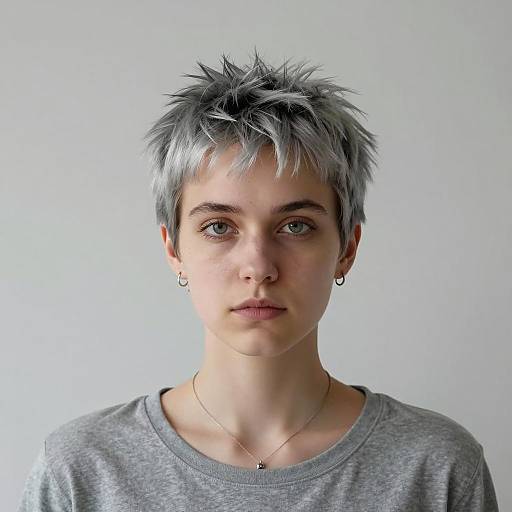 Contemporary Digital Portrait of a Young Woman