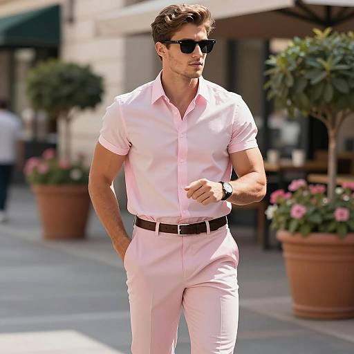 Stylish Summer Outfit for Young Man