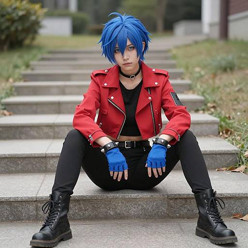 Anime-Inspired Neptune Vasilias Cosplay