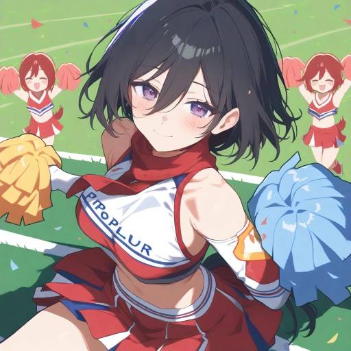 Mikasa Ackerman as a Cheerleader